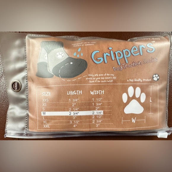 146. NWT Dog Quality Grippers Non-Slip Dog Socks (M) - Picture 3 of 14